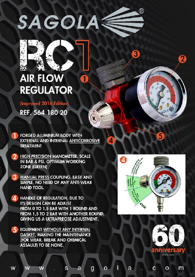 RC1 Air flow regulator