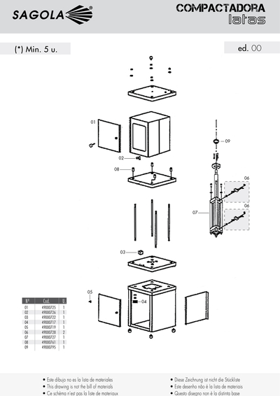 Compactadora de latas