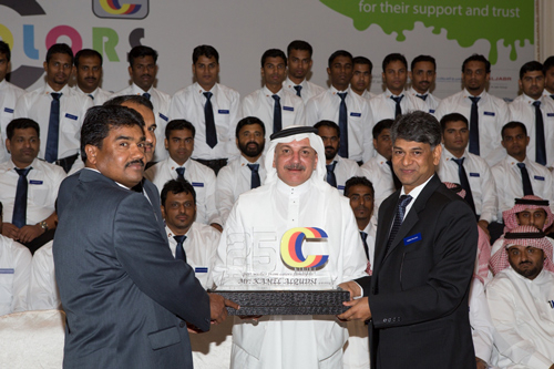 SAGOLA celebrated the 25th anniversary of our Arabian Importer COLORS EST FOR PAINTS