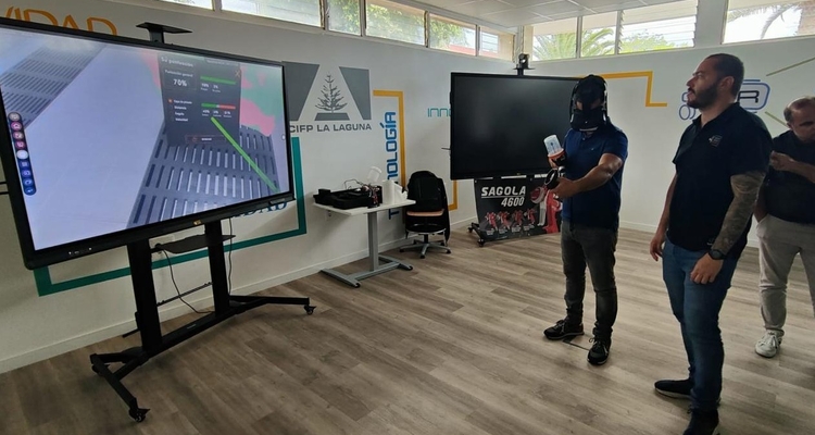 Las cabinas virtuales SagolaSPRAY™ impulsan la formación profesional en Canarias