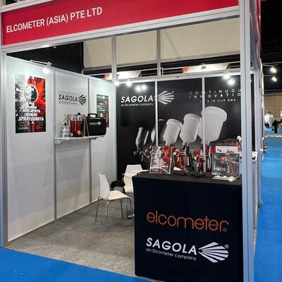 Sagola, en la primera Automechanika Jakarta con Elcometer Asia