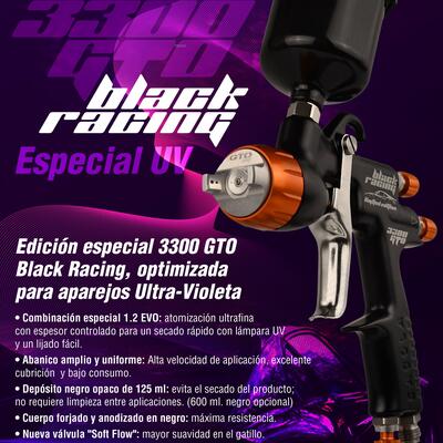 La nouvelle Sagola 3300 GTO Black Racing UV applique juste ce qu’il faut, ni plus, ni moins.