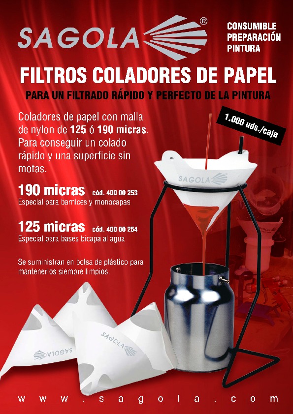 Filtros coladores de papel