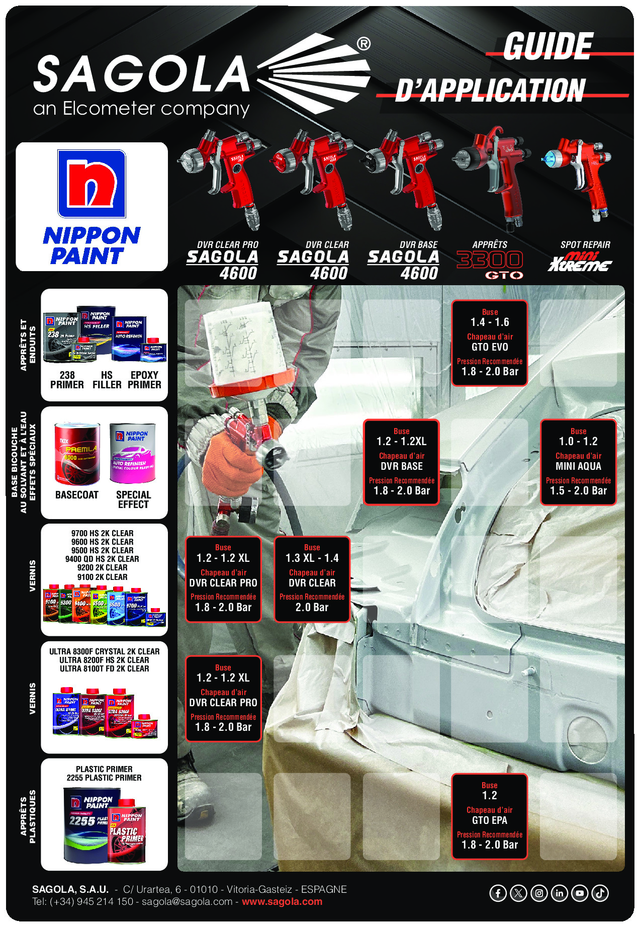 Guides d'application Nippon Paints