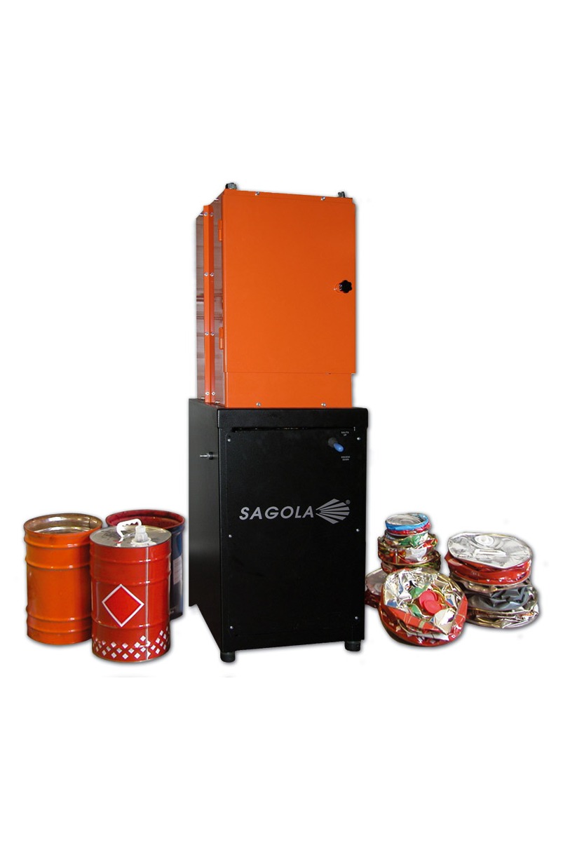 Compactadora de latas - Gestión de residuos - Compactadoras - Industria